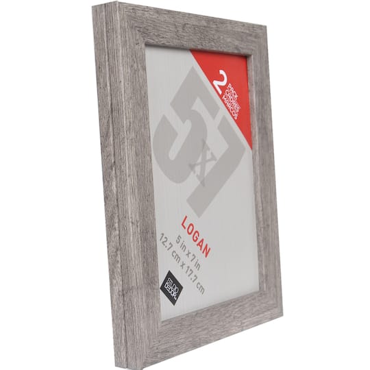 12 Packs: 2 ct. (24 total) Gray Tabletop Frames, Logan by Studio Décor®